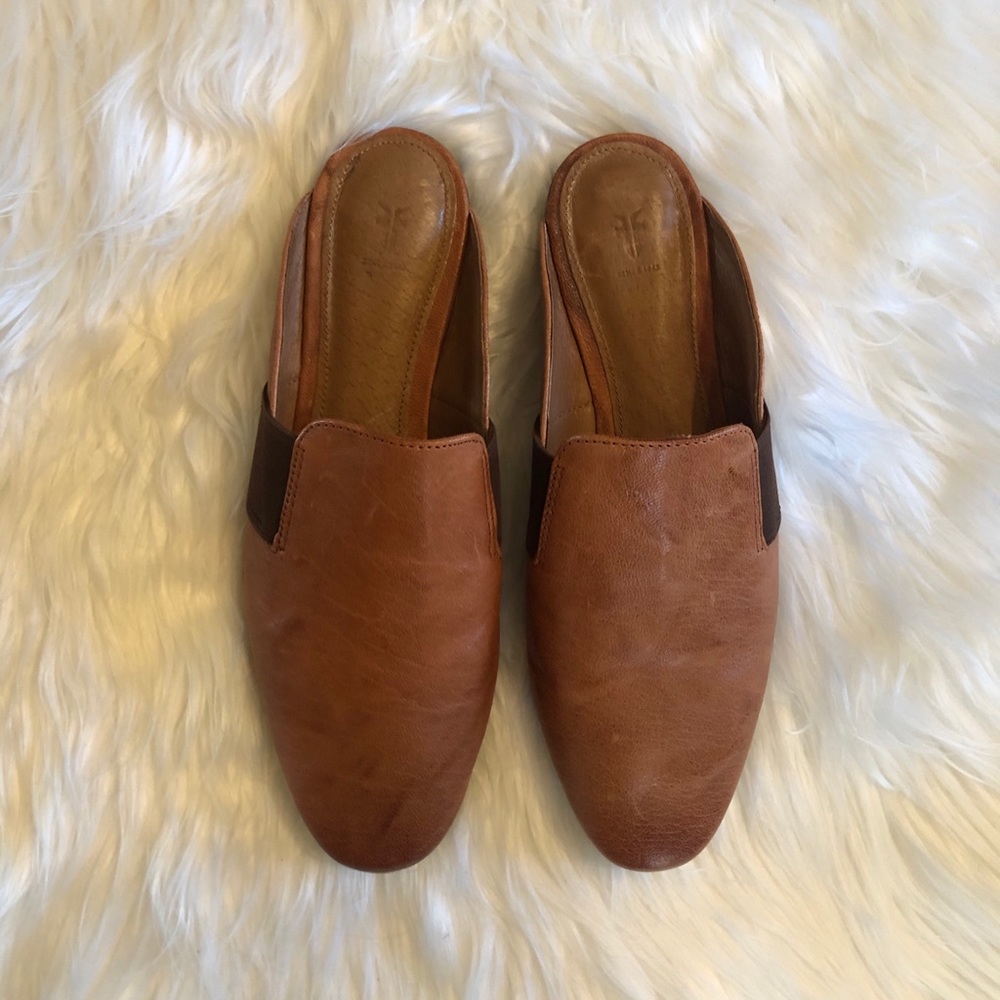 Frye Terri Gore Leather Mules